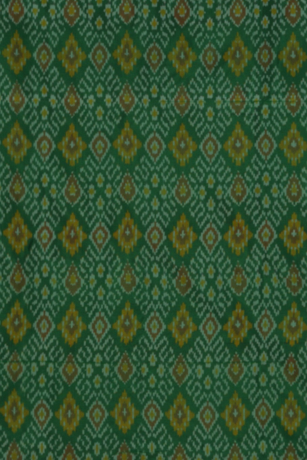 Image of Pochampally Ikat Unstitched Suit With Dupatta (3 Pcs Set)